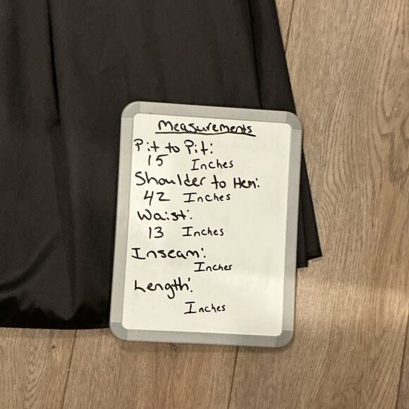 Retro Strapless Black White Eyelet Red Maxi Tulle Ball Gown Dress Size 2/Small? - Picture 9 of 9